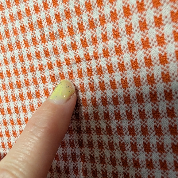 Gingham Wrap Romper in Coral Pink Xs Front Snap Side Tie Coquette Dainty Summer - Picture 8 of 11